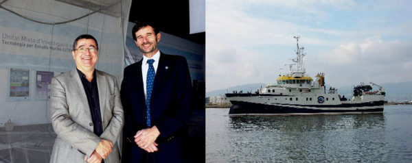 IEO Eduardo Balguerías y buque Ramón Margalef
