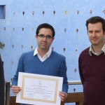 Iván Herrero rep el premi Andrés Lara 2014 per a joves investigadors