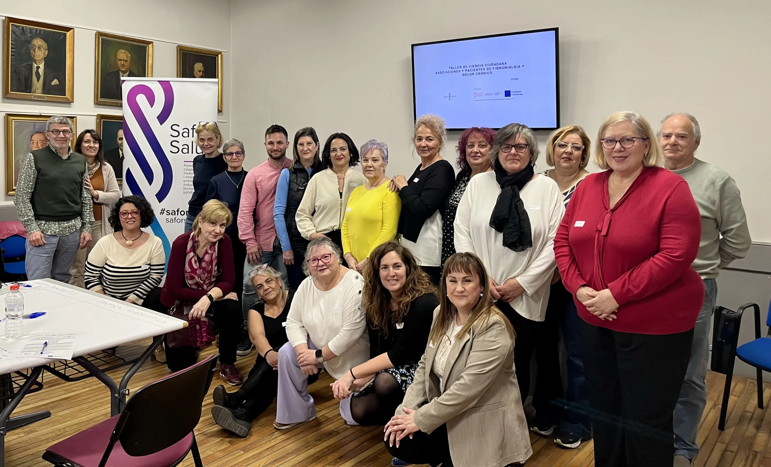 Foto taller pacientes
