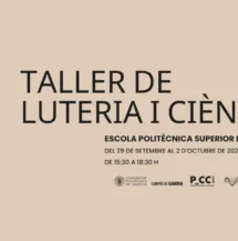 Portada Taller Lutería y Ciencia